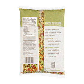 Simplot Good Grains™ Thai Style Red Quinoa & Vegetable Blend, Back Innerpack
