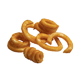 Simplot Tater Pals™ Fries Savory Loops, Reduced Sodium, Prepared