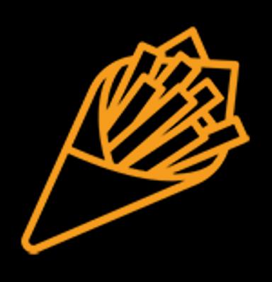 icons orange delivery fries