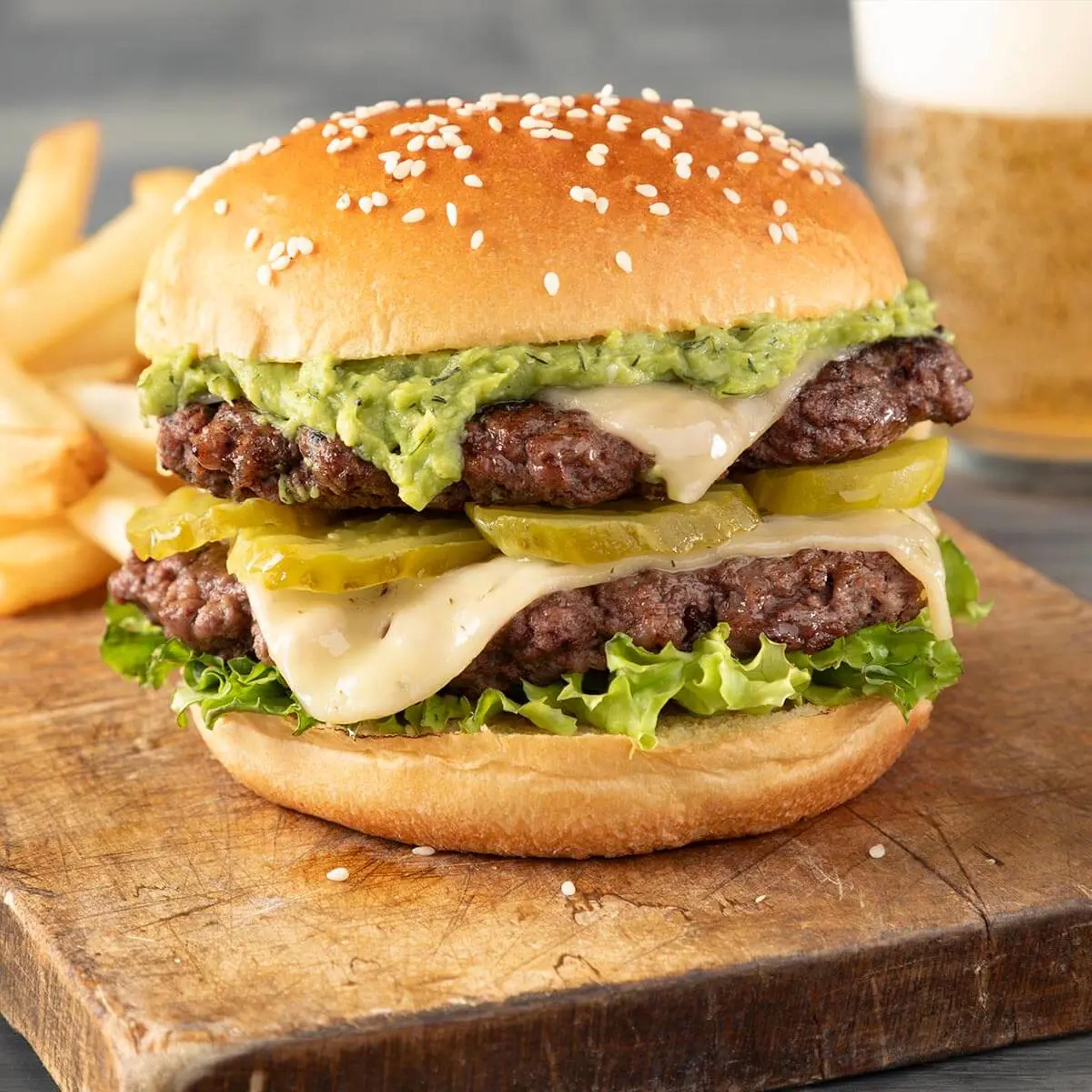 Double Dilly Smashburger Recipe Card